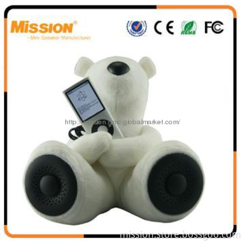 Teddy Bear usb speaker for childens